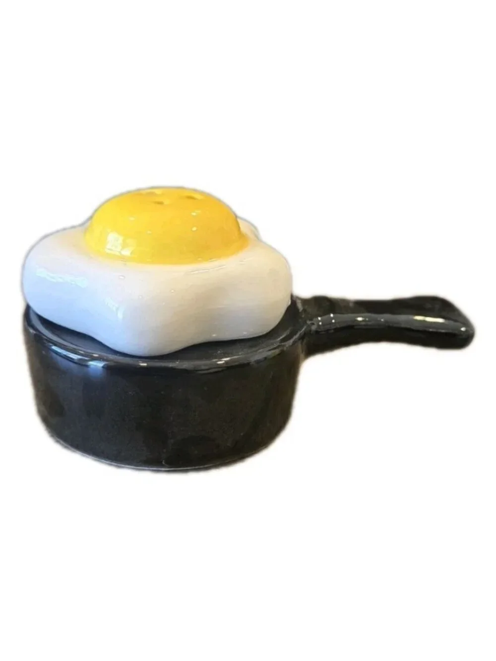 New Breakfast Fried Egg On Skillet Salt & Pepper Shakers BBQ Party Dinning Set